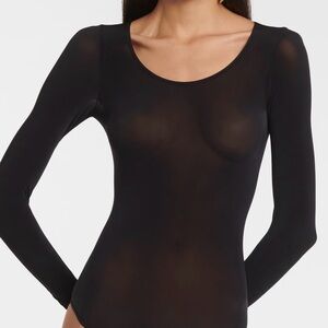 Wolford Semi Sheer String Bodysuit